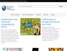 Tablet Screenshot of antivirusgratisportugues.com